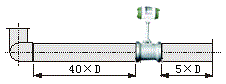 彎管時渦街流量計前后直管段要求 彎管時渦街流量計前后直管段要求