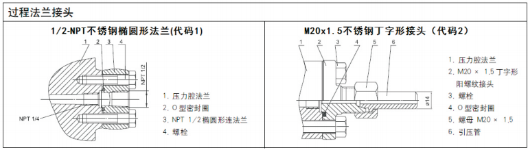 單邊遠傳變送器無遠傳法蘭端的的過程連接 單邊遠傳變送器無遠傳法蘭端的的過程連接