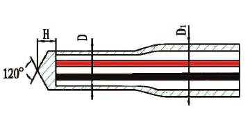 變徑快速型鎧裝熱電偶測(cè)量端 變徑快速型鎧裝熱電偶測(cè)量端
