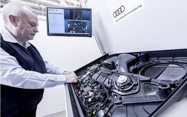 奧迪工廠自動化技術之輔助裝配系統