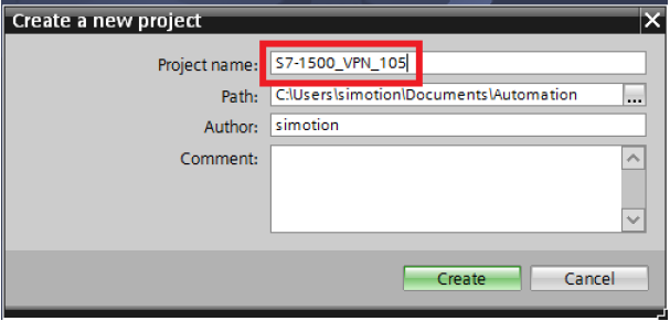 在項目視圖創(chuàng)建新項目