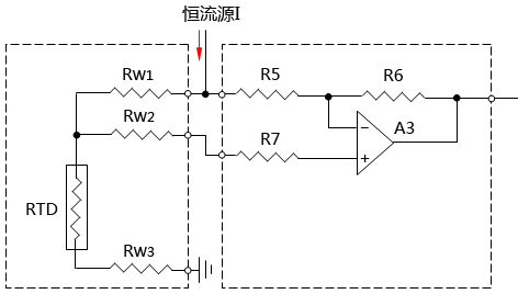 熱電阻三線制接法電阻值測量方案 熱電阻三線制接法電阻值測量方案