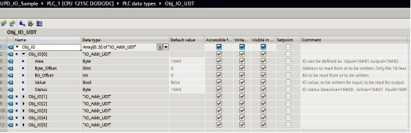 采用數(shù)組形式定義控制對象硬件IO表 采用數(shù)組形式定義控制對象硬件IO表