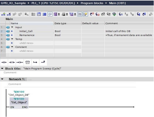 硬件IO可定義MCC控制功能塊在OB1的調(diào)用 硬件IO可定義MCC控制功能塊在OB1的調(diào)用