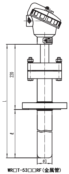 固定法蘭金屬管熱風爐熱電偶結構尺寸 固定法蘭金屬管熱風爐熱電偶結構尺寸