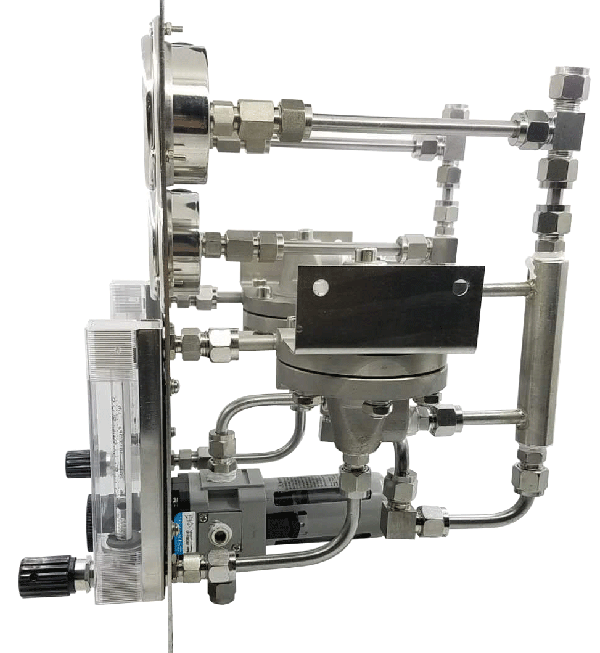 雙路吹掃裝置側面 雙路吹掃裝置側面