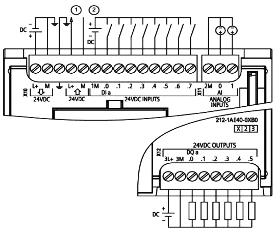 6ES7 212-1AE40-0XB0接線圖 6ES7 212-1AE40-0XB0接線圖