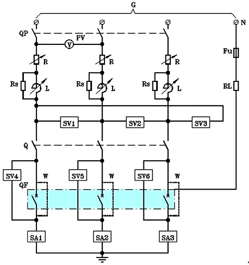 斷路器短路接通和分?jǐn)嗄芰π褪皆囼?yàn)的試驗(yàn)線路 斷路器短路接通和分?jǐn)嗄芰π褪皆囼?yàn)的試驗(yàn)線路
