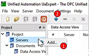 添加 OPCUA Server 添加 OPCUA Server