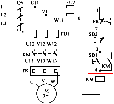電動機連續運行控制電氣原理圖 電動機連續運行控制電氣原理圖