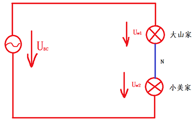 斷零線后的電路化簡(jiǎn)模型