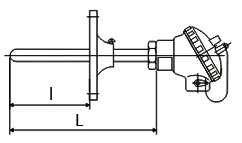 活動(dòng)法蘭水泥廠專用熱電偶 活動(dòng)法蘭水泥廠專用熱電偶