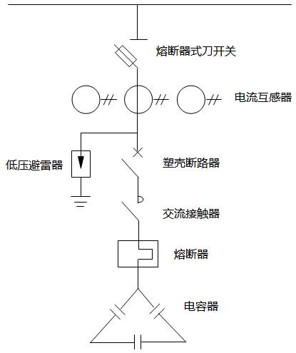低壓電容柜模擬圖 低壓電容柜模擬圖